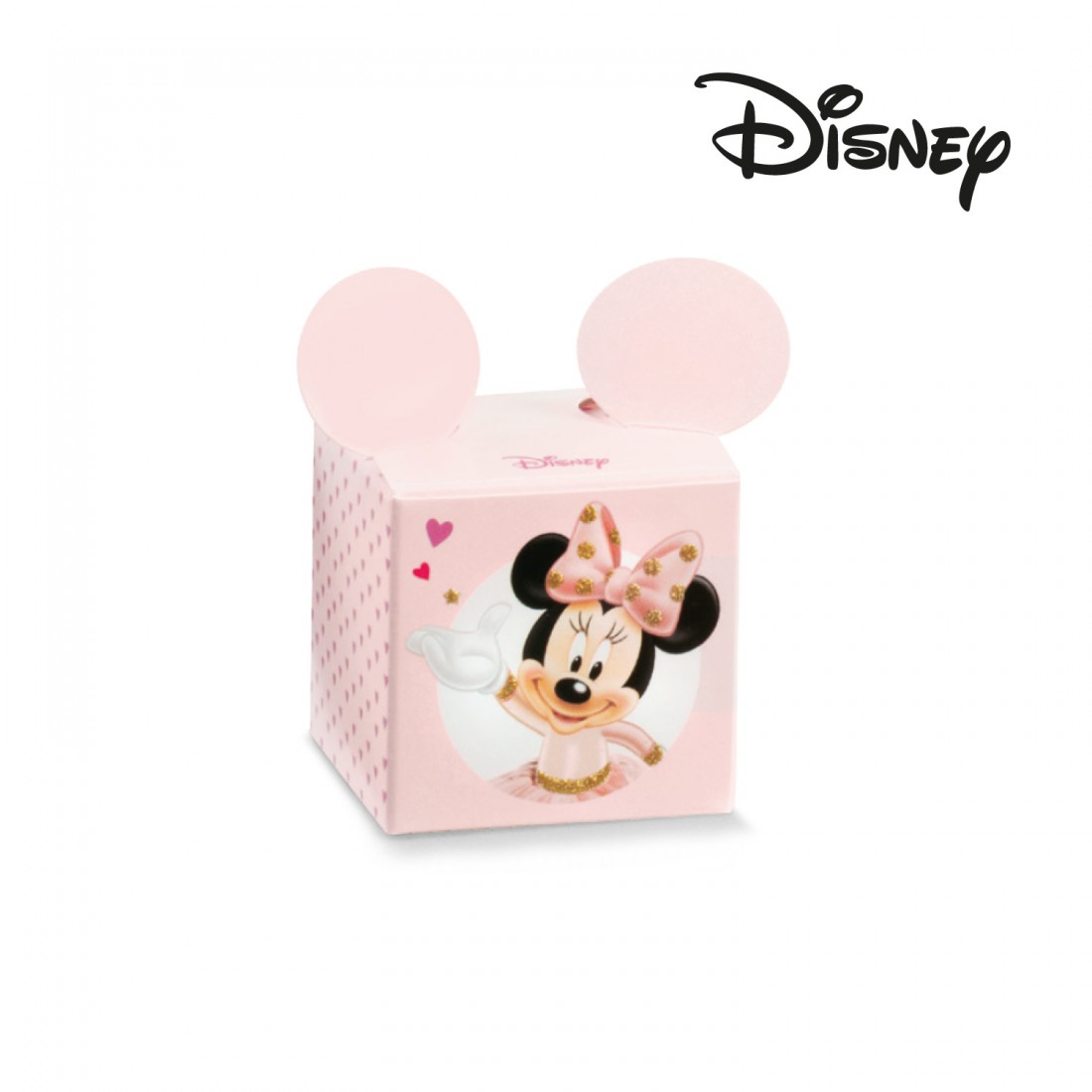 Scatola Disney Michey e Minnie Mouse porta confetti cartoncino per  segnaposto e bomboniere fai da te originali ed economiche