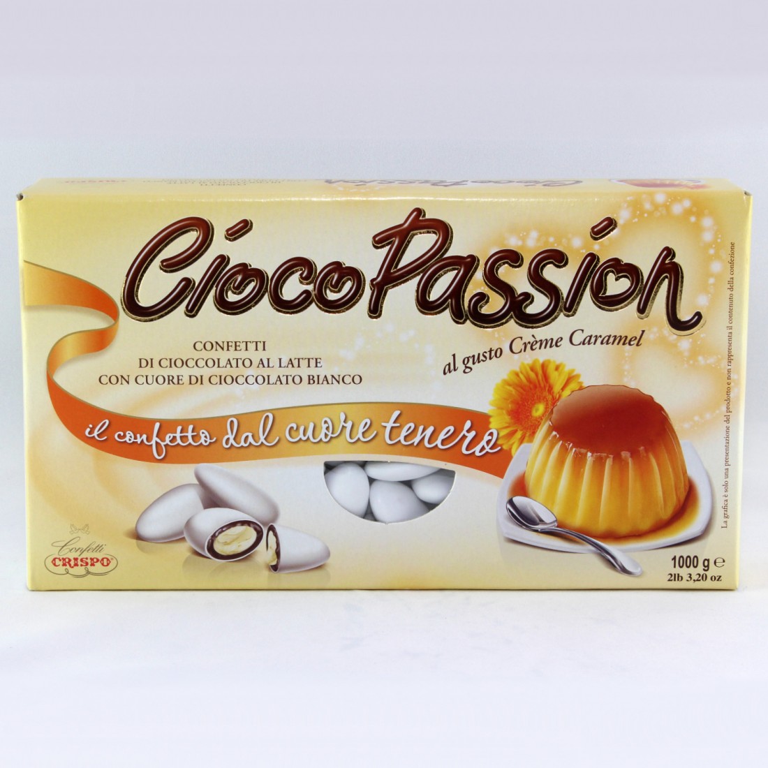 Confetti Ciocopassion Crispo gusto creme caramel, crème caramel cioccolato al  latte